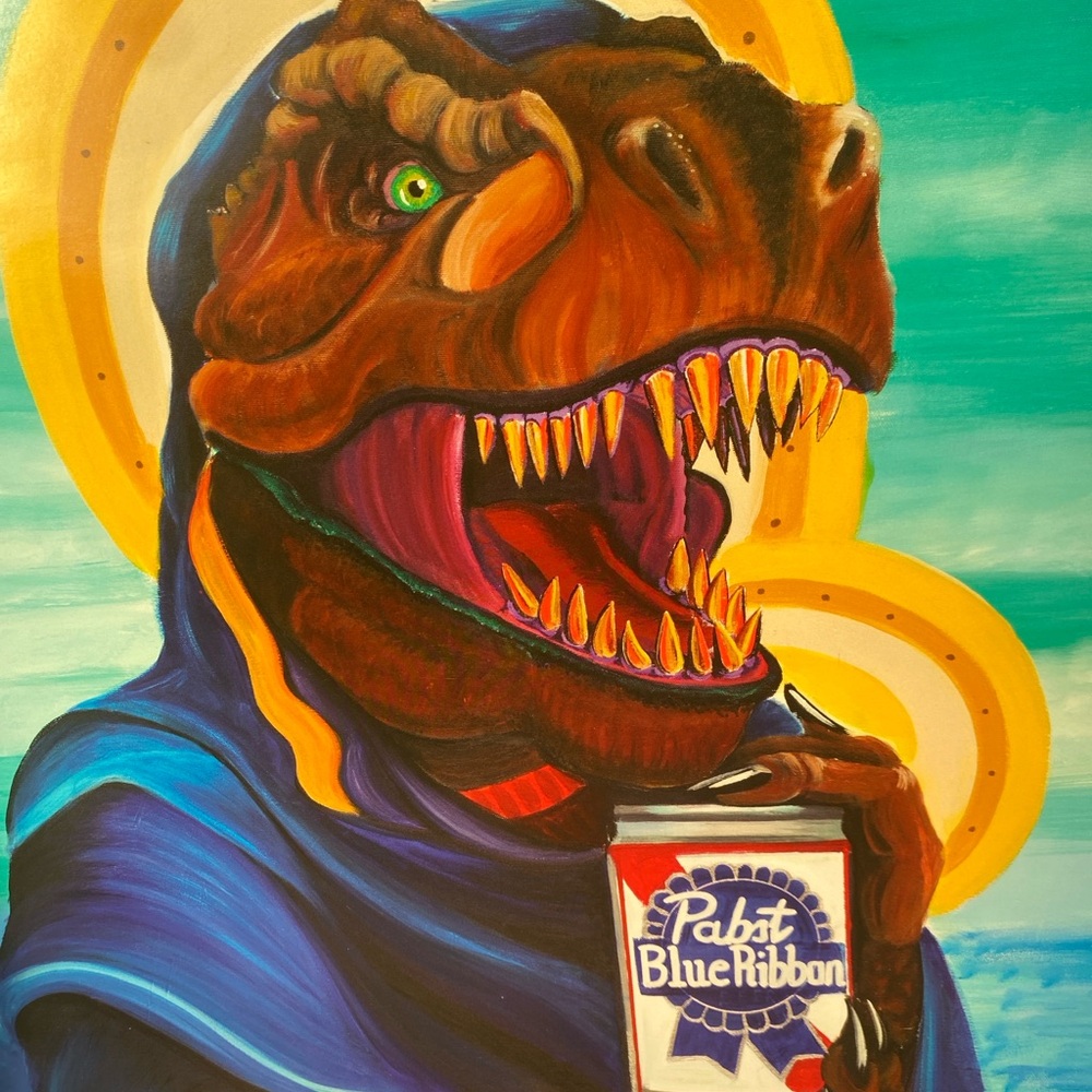 PABST BLUE RIBBON RARE BEER POSTER 2009 SET OF 4 - Art Collection NEW! - Picture 10 of 15
